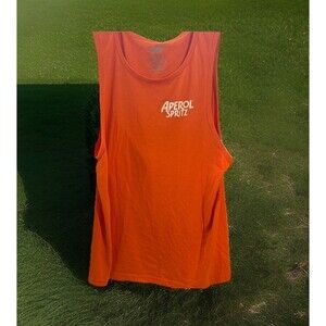 Aperol Spritz Orange Tank Top Men’s XL Excellent Used Condition